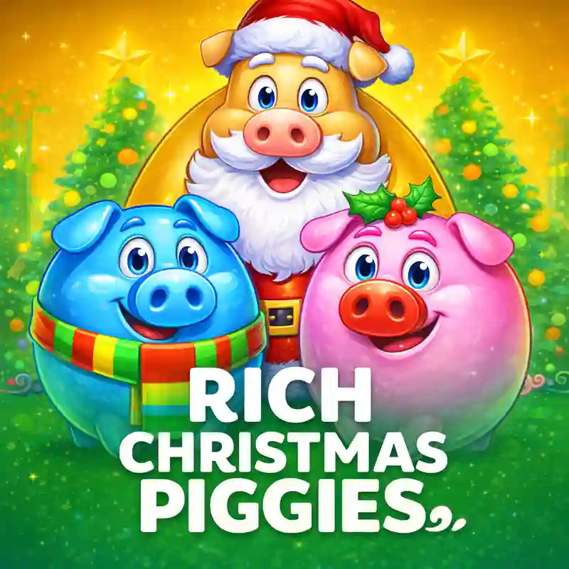 Rich Christmas Piggies Game Card